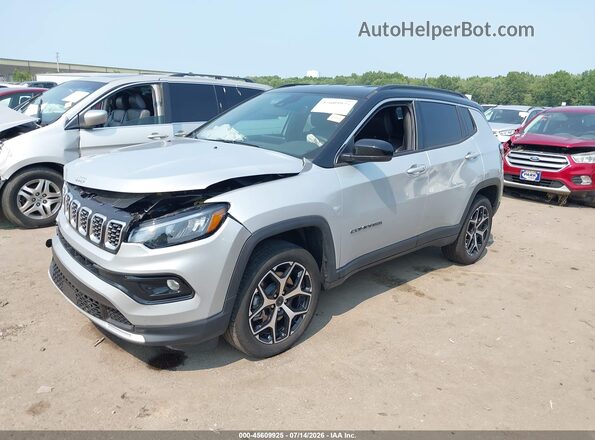3C4NJDCN5ST506723 2025 JEEP COMPASS Gray წინა მარცხენა ხედი სამი მეოთხედიდან