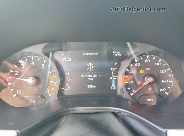 3C4NJDCN5ST561849 2025 JEEP COMPASS White Вид щитка приладів
