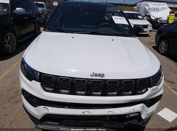 3C4NJDCN5TT188412 2026 JEEP COMPASS White წინა პანელის ხედი
