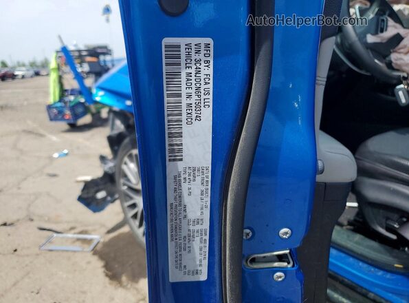 3C4NJDCN6PT503742 2023 JEEP COMPASS Blue Widok naklejki z numerem VIN