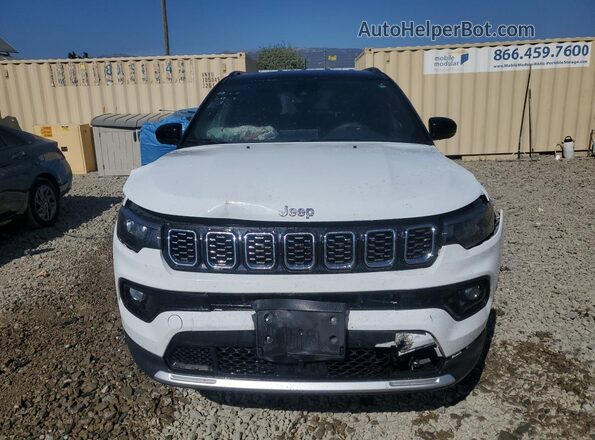 3C4NJDCN6ST526091 2025 JEEP COMPASS White Սալոնի 360 աստիճան տեսք
