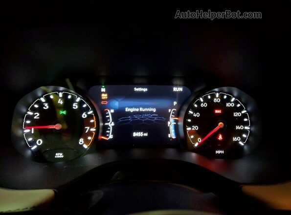 3C4NJDCN6ST530271 2025 JEEP COMPASS Белый Вид щитка приборов