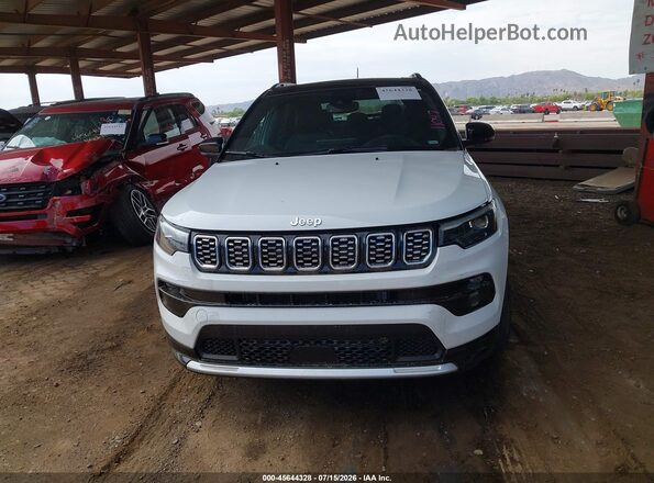 3C4NJDCN6ST615935 2025 JEEP COMPASS White Widok zestawu wskaźników