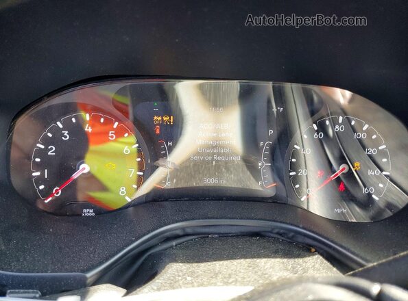 3C4NJDCN6TT166998 2026 JEEP COMPASS Orange Instrument cluster view