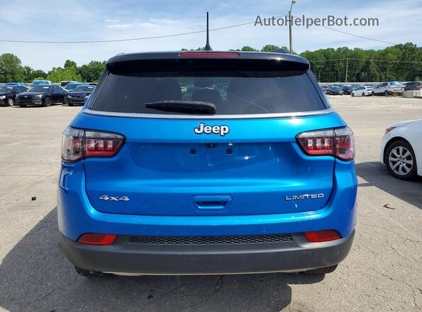 3C4NJDCN7PT566025 2023 JEEP COMPASS Blue Vista trasera