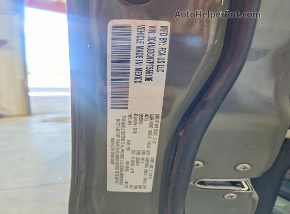3C4NJDCN7PT566106 2023 JEEP COMPASS Серый Вид наклейки с VIN-кодом