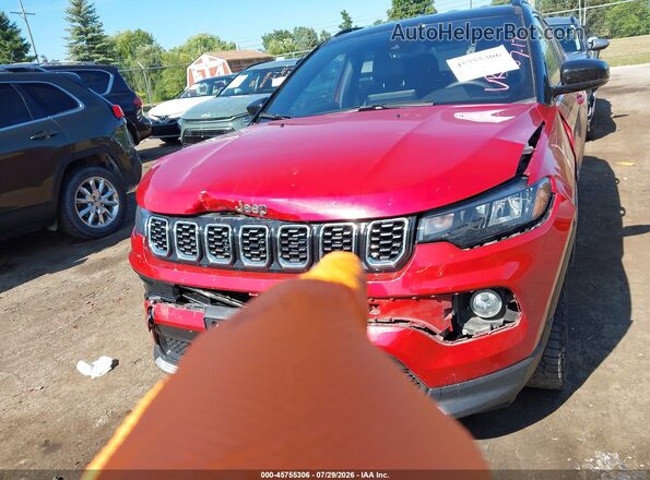 3C4NJDCN7ST579124 2025 JEEP COMPASS Red Դիմացի տեսք