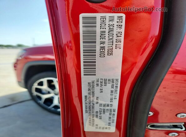3C4NJDCN7TT178335 2026 JEEP COMPASS Красный Вид подкапотного пространства