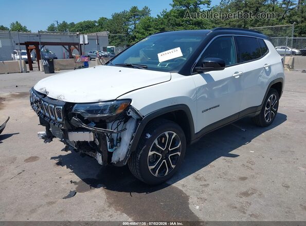 3C4NJDCN8PT537164 2023 JEEP COMPASS White Vista tres cuartos delantera izquierda