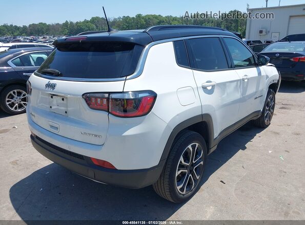3C4NJDCN8PT537164 2023 JEEP COMPASS White Trasero derecho