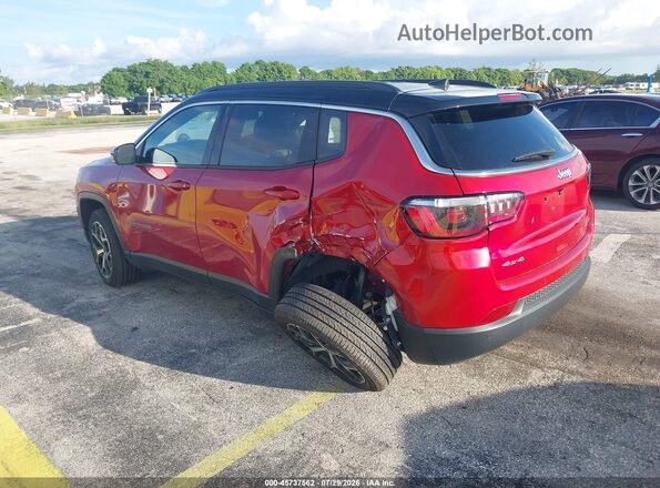 3C4NJDCN8TT187545 2026 JEEP COMPASS Красный Задняя левая четверть