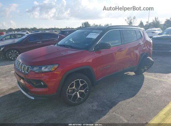 3C4NJDCN8TT187545 2026 JEEP COMPASS Красный Передняя левая четверть