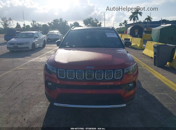 3C4NJDCN8TT187545 2026 JEEP COMPASS Красный Вид щитка приборов
