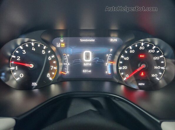 3C4NJDCN8TT207308 2026 JEEP COMPASS White Instrument cluster view