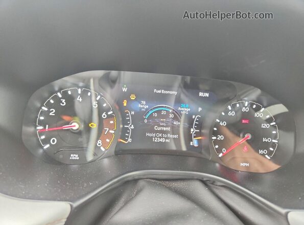 3C4NJDCN8TT212332 2026 JEEP COMPASS White Widok zestawu wskaźników