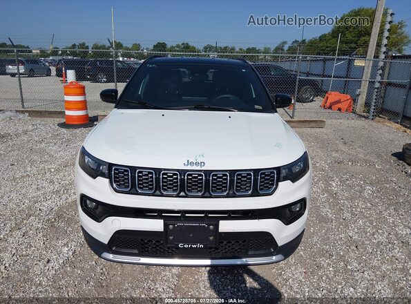 3C4NJDCN9RT125435 2024 JEEP COMPASS White Widok zestawu wskaźników