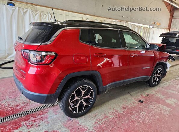 3C4NJDCN9ST568772 2025 JEEP COMPASS Red უკანა მარჯვენა