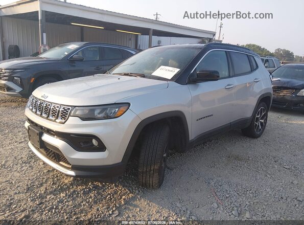 3C4NJDCN9ST600975 2025 JEEP COMPASS Gray წინა მარცხენა ხედი სამი მეოთხედიდან