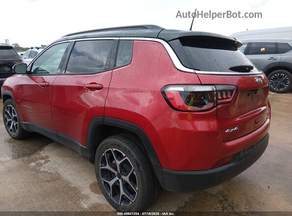 3C4NJDCN9ST614438 2025 JEEP COMPASS Red Задня ліва чверть