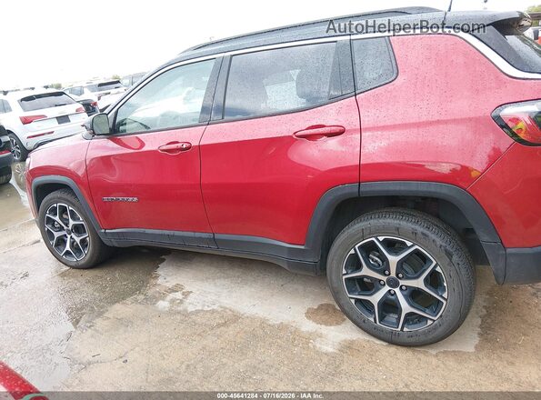 3C4NJDCN9ST614438 2025 JEEP COMPASS Red Панорамний вид салону 360°