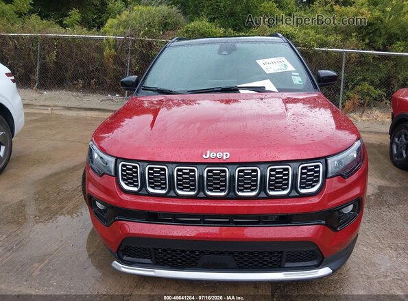 3C4NJDCN9ST614438 2025 JEEP COMPASS Red Вид щитка приладів