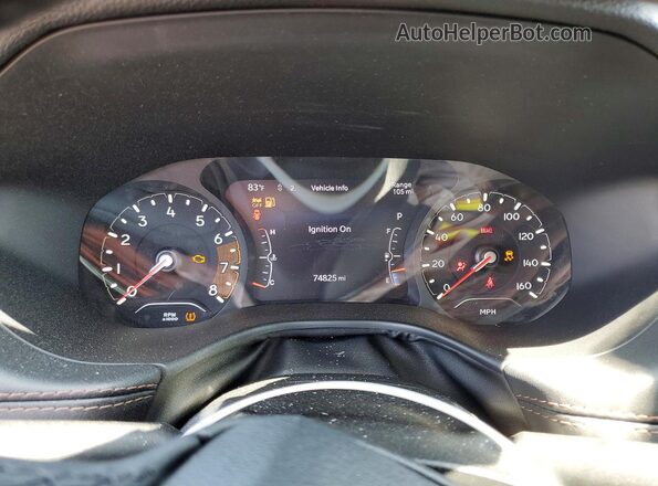 3C4NJDCNXPT511181 2023 JEEP COMPASS Red Instrument cluster view