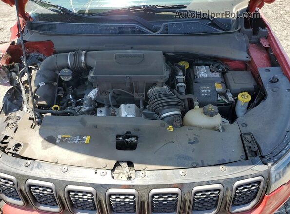 3C4NJDCNXPT511181 2023 JEEP COMPASS Red Rear interior view