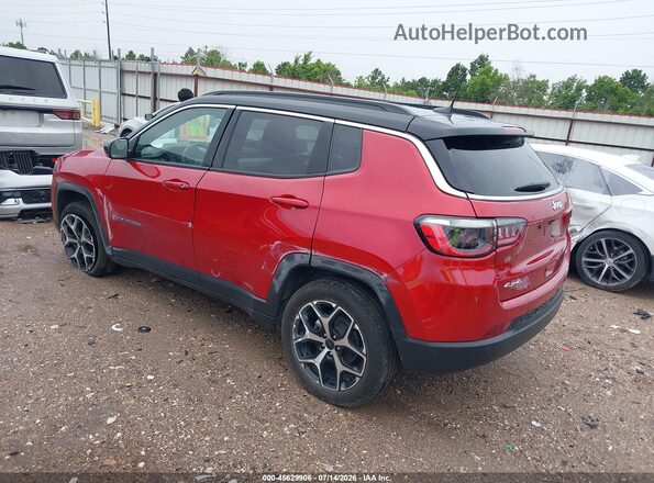 3C4NJDCNXST595401 2025 JEEP COMPASS Red Trasero izquierdo