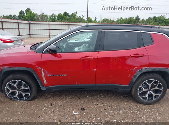 3C4NJDCNXST595401 2025 JEEP COMPASS Red Vista interior de 360 grados