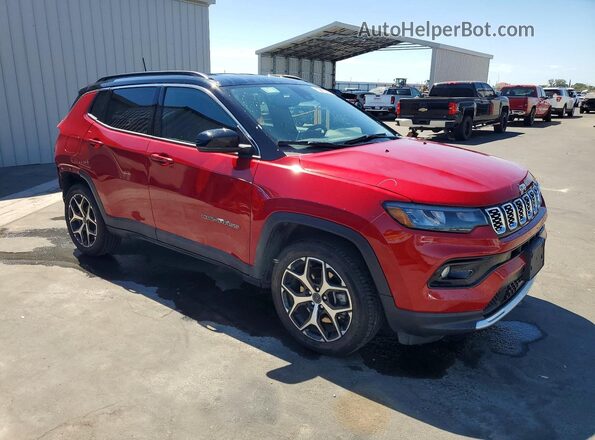 3C4NJDCNXST619535 2025 JEEP COMPASS Красный Передняя правая четверть