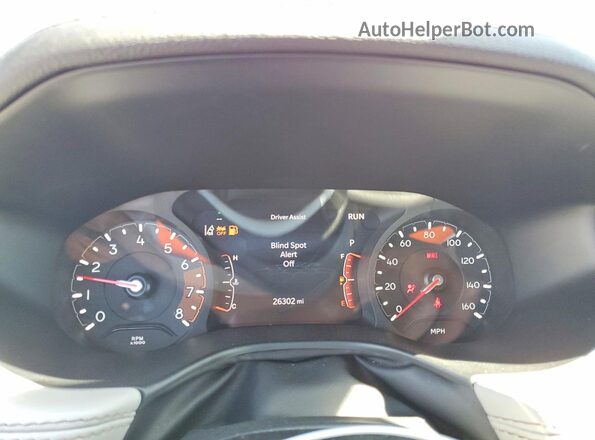 3C4NJDCNXST619535 2025 JEEP COMPASS Красный Вид щитка приборов