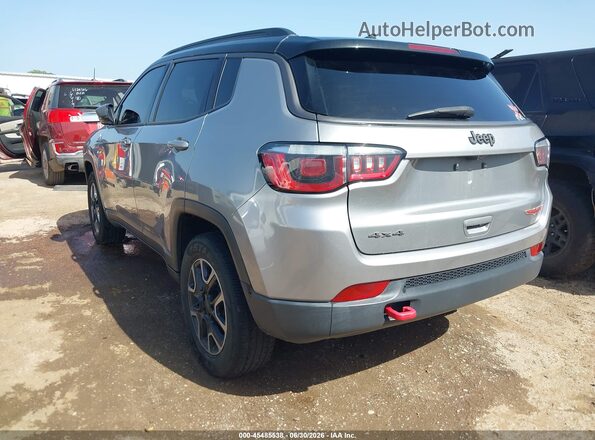 3C4NJDDB0KT765544 2019 JEEP COMPASS Silver Rear left