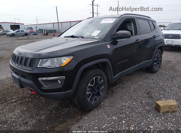 3C4NJDDB0LT163535 2020 JEEP COMPASS Black Front left