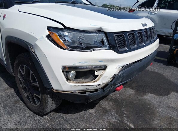 3C4NJDDB0LT166791 2020 JEEP COMPASS White Դիմացի տեսք
