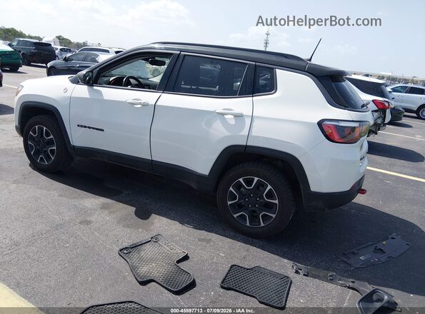 3C4NJDDB0LT166791 2020 JEEP COMPASS White Հետևի ձախ