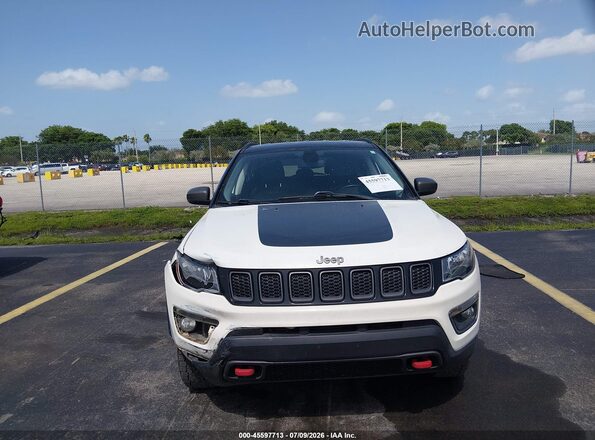 3C4NJDDB0LT166791 2020 JEEP COMPASS White Առջևի վահանակի տեսք
