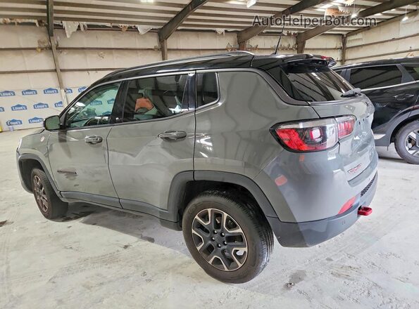 3C4NJDDB0MT529253 2021 JEEP COMPASS Gray უკანა მარცხენა