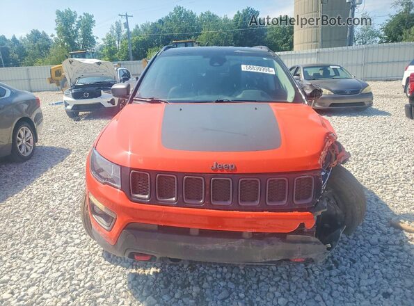 3C4NJDDB0MT545260 2021 JEEP COMPASS Orange Вид спереду