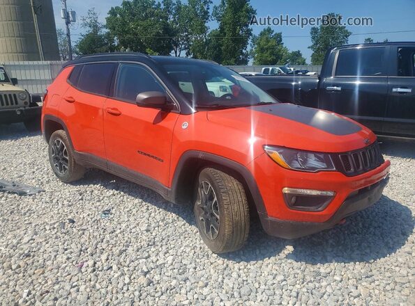 3C4NJDDB0MT545260 2021 JEEP COMPASS Orange Передня права чверть