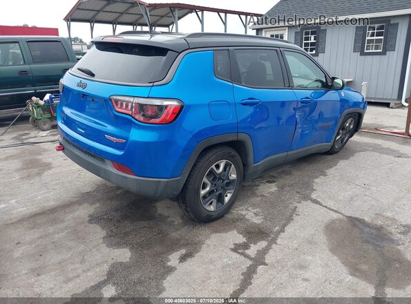 3C4NJDDB1JT212688 2018 JEEP COMPASS Blue Հետևի աջ