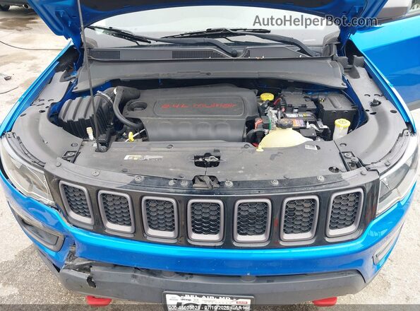 3C4NJDDB1JT212688 2018 JEEP COMPASS Blue Հետևի տեսք