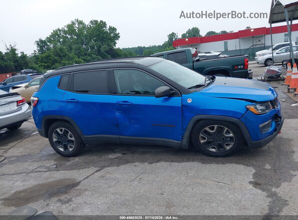3C4NJDDB1JT212688 2018 JEEP COMPASS Blue Սալոնի հետևի տեսք