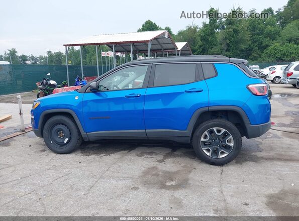 3C4NJDDB1JT212688 2018 JEEP COMPASS Blue Սալոնի 360 աստիճան տեսք