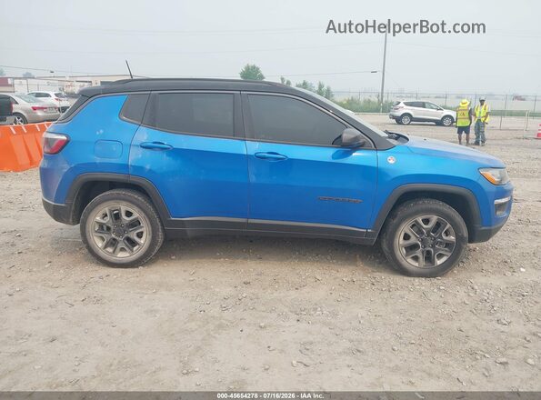 3C4NJDDB1JT417170 2018 JEEP COMPASS Blue Widok wnętrza z tyłu