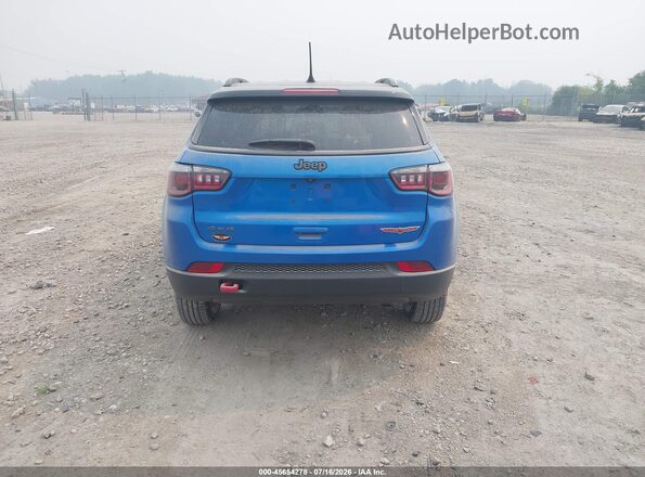 3C4NJDDB1JT417170 2018 JEEP COMPASS Blue 