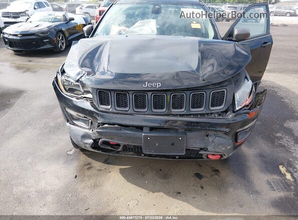 3C4NJDDB1KT592617 2019 JEEP COMPASS Black Front view
