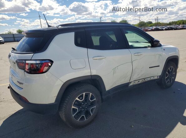 3C4NJDDB1LT170736 2020 JEEP COMPASS White Trasero derecho