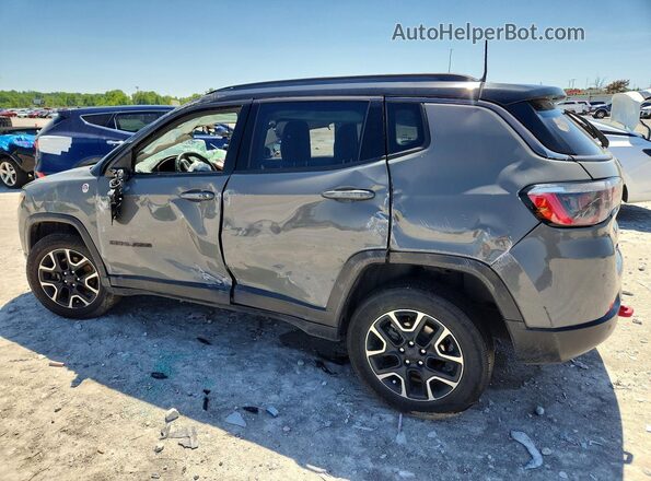 3C4NJDDB1MT590353 2021 JEEP COMPASS Gray უკანა მარცხენა