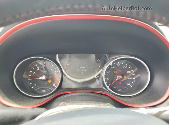 3C4NJDDB2HT646418 2017 JEEP COMPASS Black Instrument cluster view