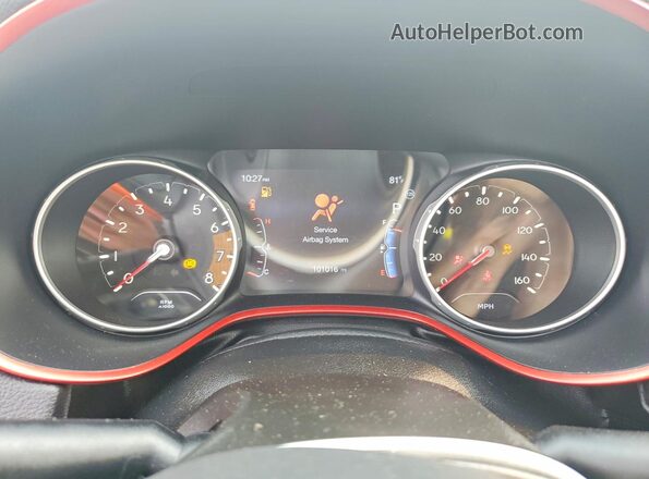 3C4NJDDB2JT179247 2018 JEEP COMPASS White ხელსაწყოთა პანელის ხედი